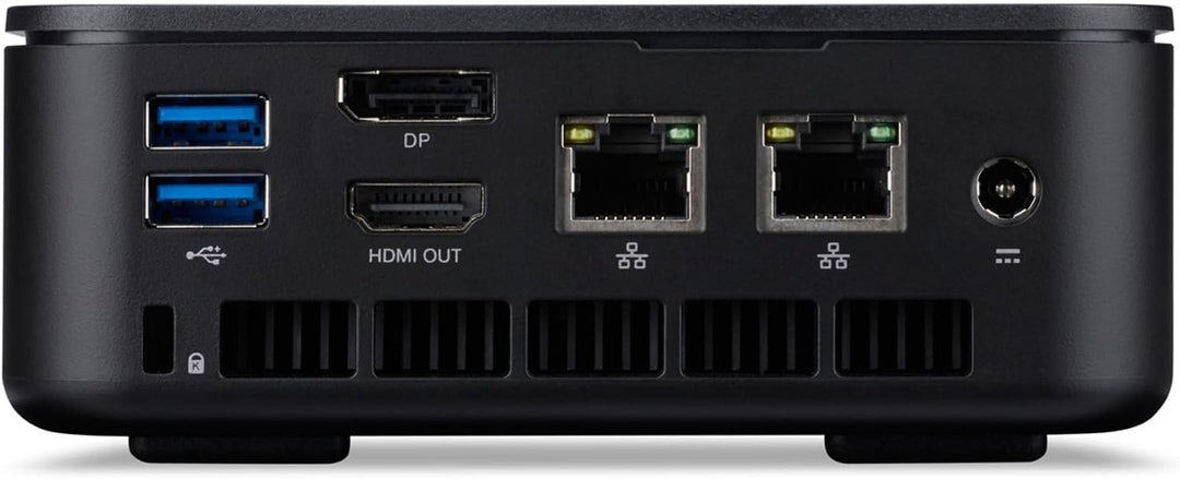 acer Mini PC | Veriton NUC | Schwarz | Core 5 120U | RAM: 8GB | SSD: 500GB | Windows 11 Pro | Office