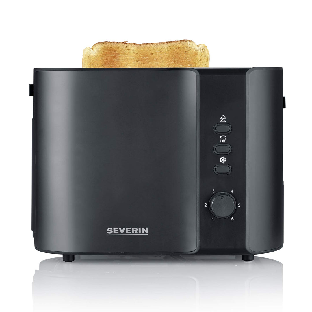 SEVERIN AT 9552 Automatik-Toaster (800 W, Inkl. Brötchen-Röstaufsatz, 2 Röstkammern), Single