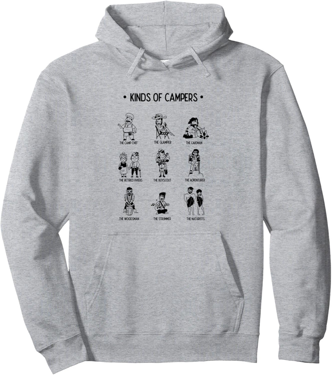 Kinds of Campers Lustiges Camping Pullover Hoodie