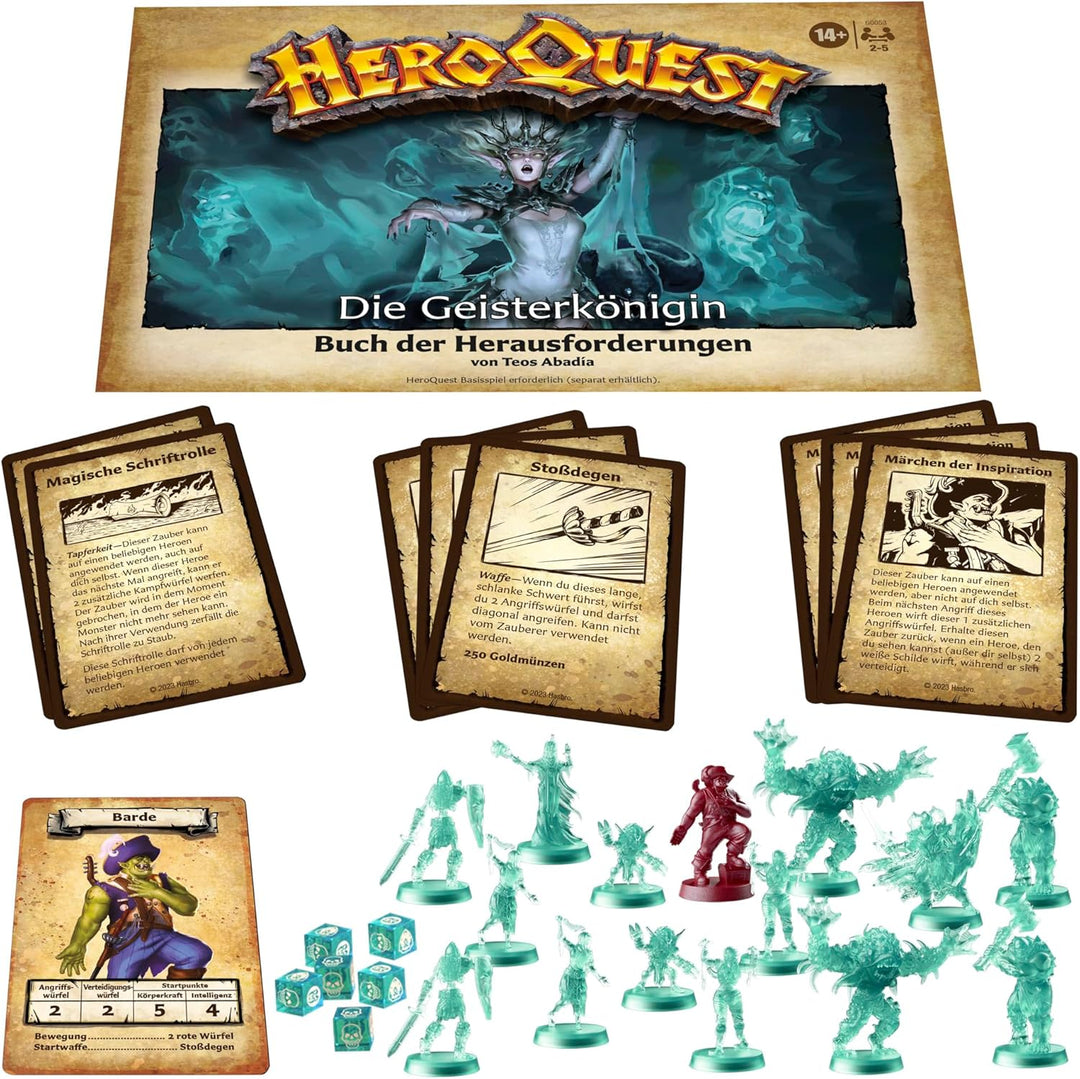 HeroQuest Die Geisterkönigin Abenteuerpack, HeroQuest Basisspiel erforderlich, White Single, Single