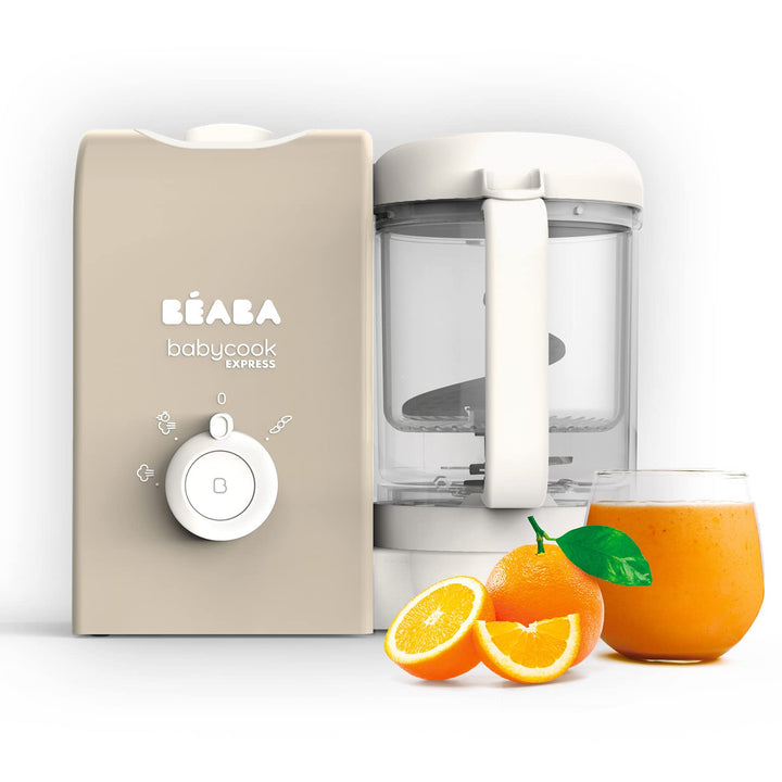 BEABA, Babycook Express, Baby Robot 4 in 1 Mixer/Standmixer, 15 Min. schnelles Kochen, Mixen nach Ma