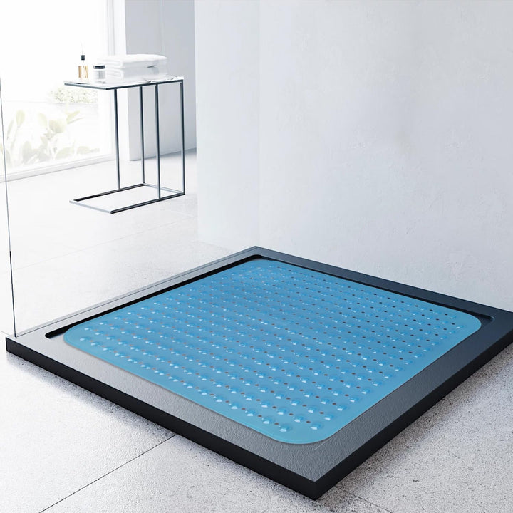 Lurowo Duschmatte rutschfest 80x80cm Duscheinlage, Antirutschmatte mit Saugnäpfe für Dusche oder Bad