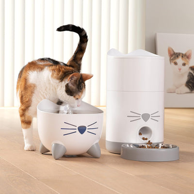 Catit Pixi Smart Trinkbrunnen für Katzen, Steuerung via App, 2L Wasserreservoir