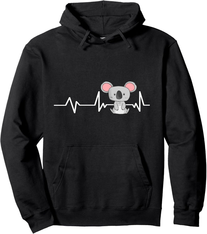 Koala Bär Herzschlag Geschenk Koala Pullover Hoodie