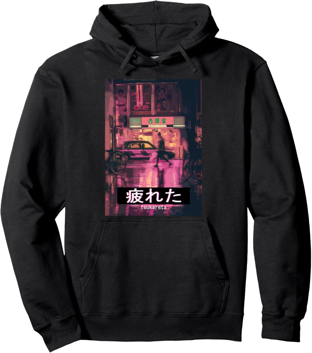 Ästhetische Vaporwave Japan 80er 90er Memes alone Tokyo Pullover Hoodie