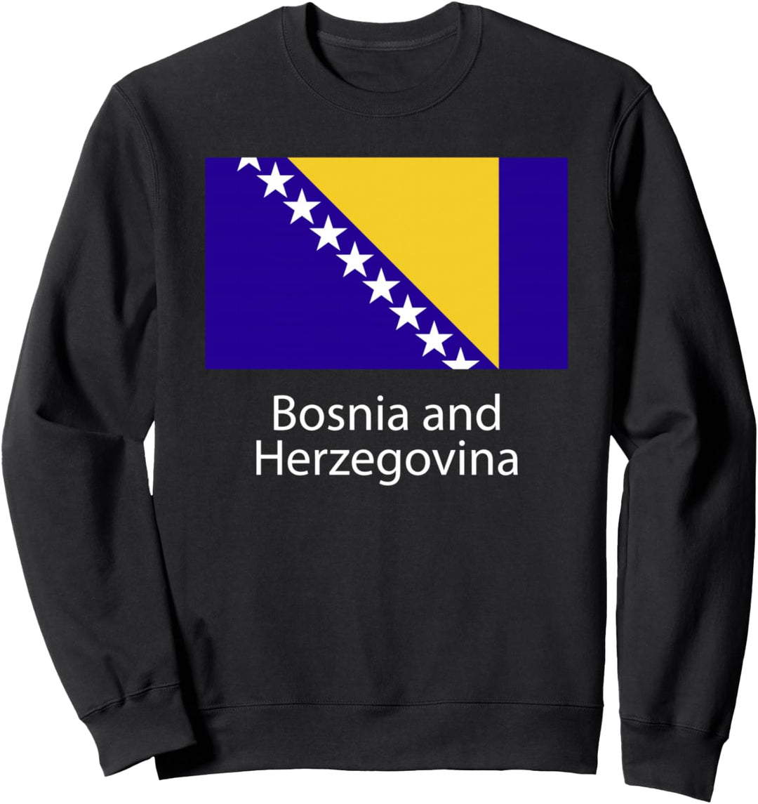 Bosnien Bosnien Flagge Bosna i Hercegowina Balkan Sweatshirt
