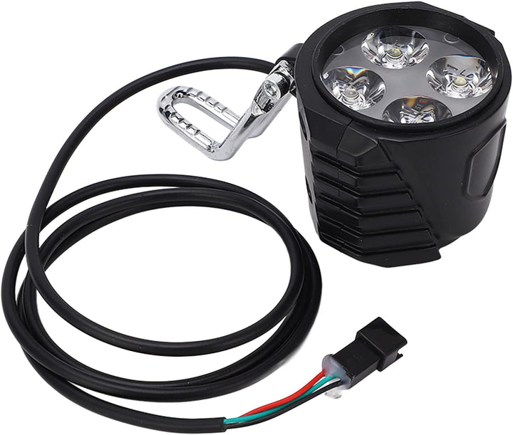 Denash Elektroroller-Frontlicht, Elektroroller-Hupenscheinwerfer Universal 12-72 V ABS Praktisches 1