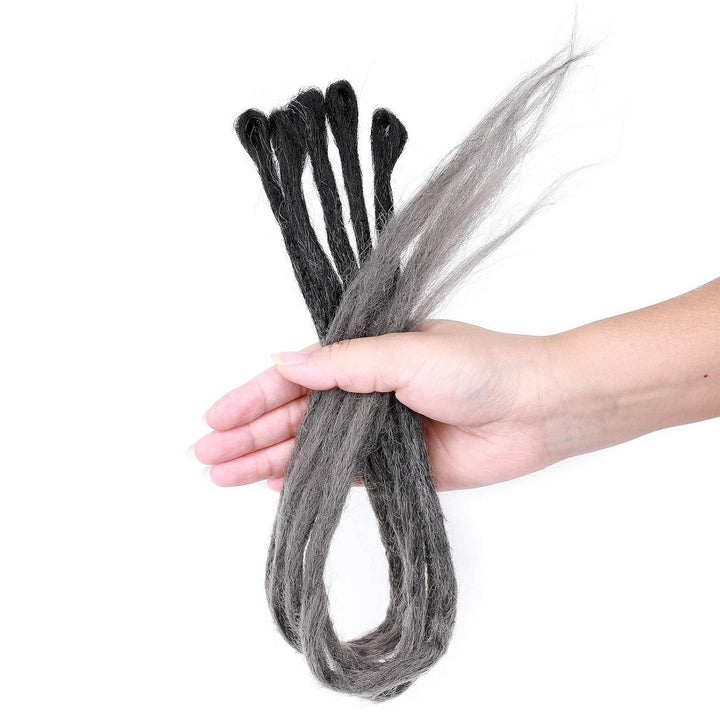 Dreadlocks Haarverlängerung, falsche Locs, geflochtenes Haar – Zubehör Dreadlocks, Synthetik, Afro,