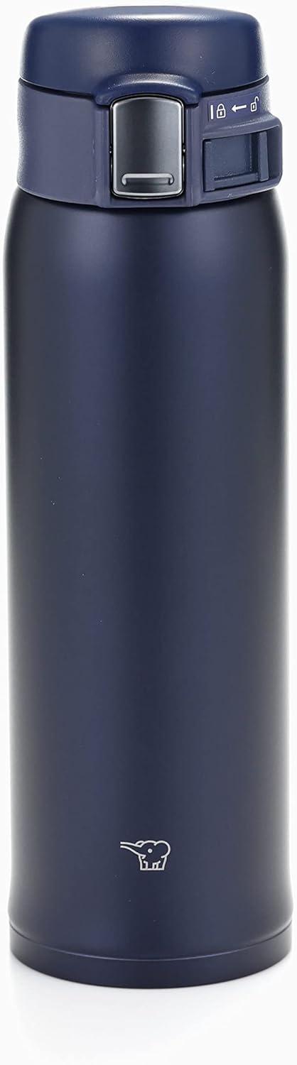 Zojirushi (ZOJIRUSHI) Wasserflasche direkt trinken [One-Touch-Öffnung] Edelstahlbecher 480 ml, Marin