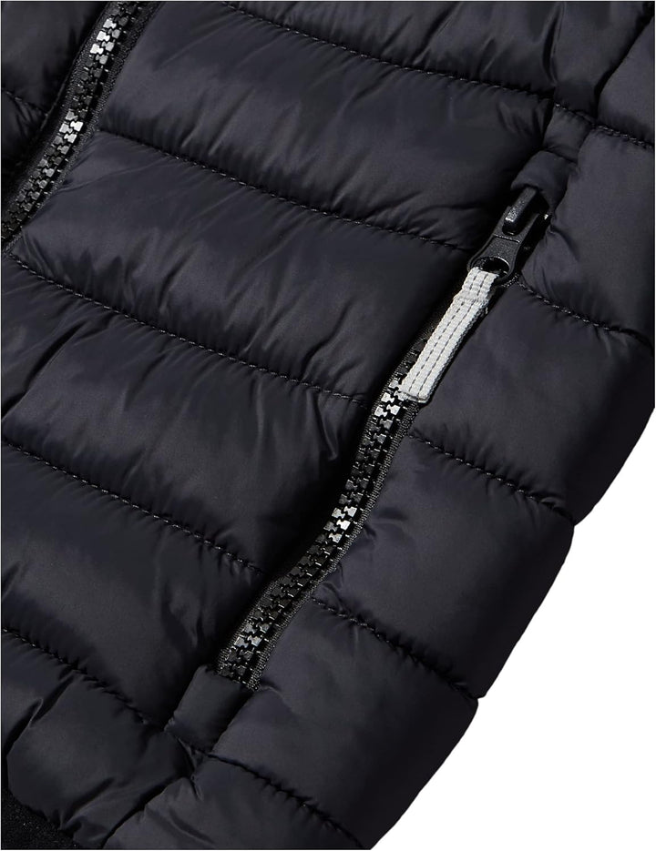 CMP Herren Boy Jacket Fix Hood JACKET 128 Antracite-Arancio, 128 Antracite-Arancio