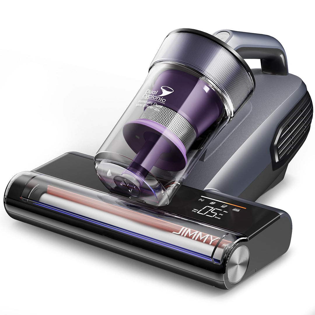 Jimmy BX8 Milbensauger für Matratzen mit UV-Licht & 65℃ Heissluft | Staubsensor, Negativ-Ionen-Funkt
