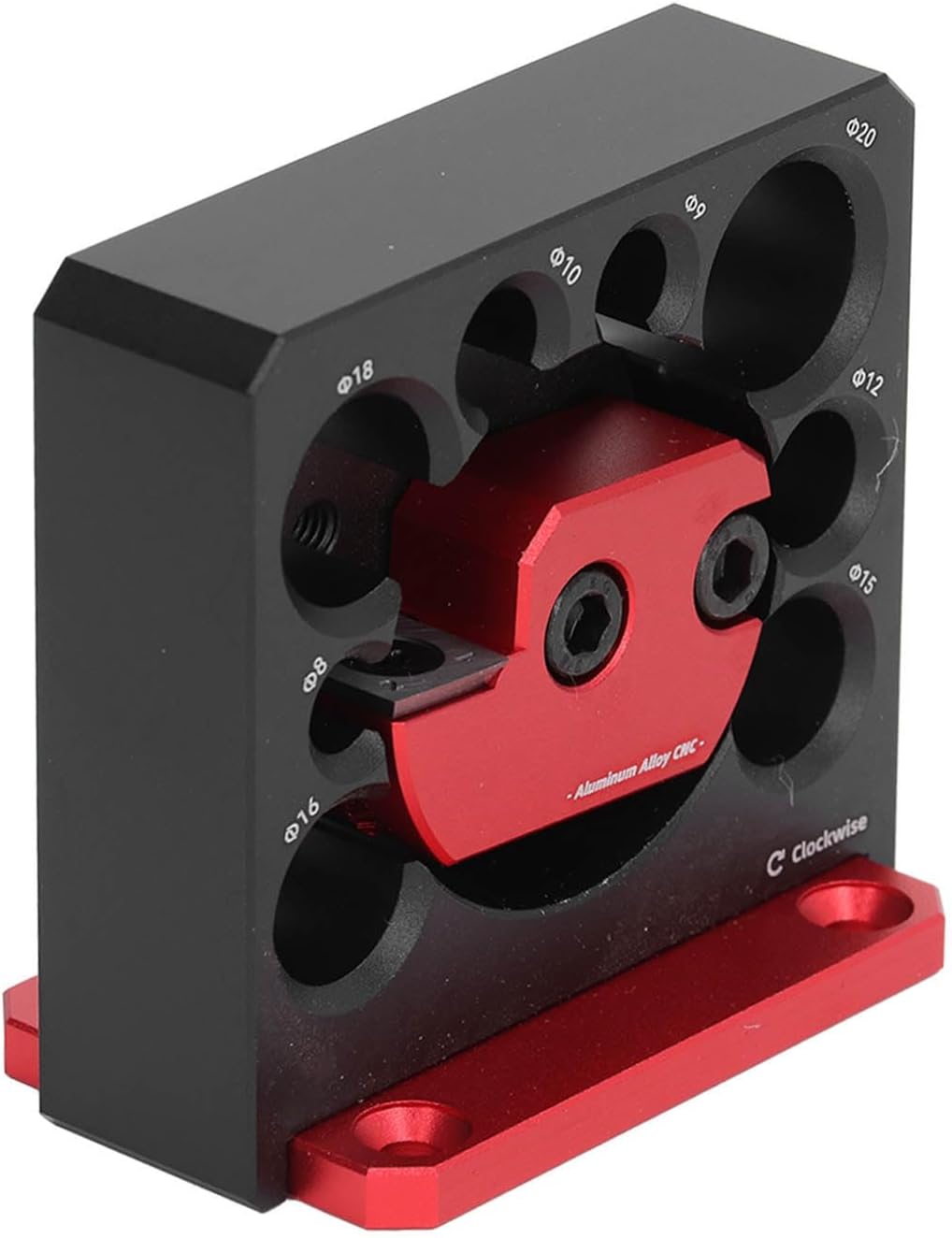 Dübelmacher-Vorrichtungssatz, Verstellbares Rundstab-Hilfswerkzeug, 8-Loch-Elektrobohrer, Fräsen, Al