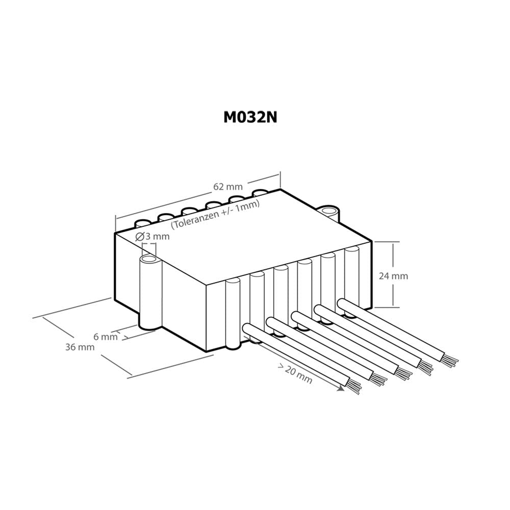 Kemo M033N Robuster Universal-Verstärker 18 W. Feuchtigkeits- und rüttelfest. Elektronische Sicherun