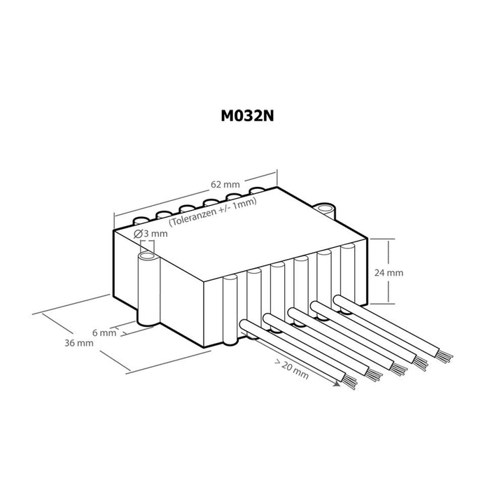 Kemo M033N Robuster Universal-Verstärker 18 W. Feuchtigkeits- und rüttelfest. Elektronische Sicherun