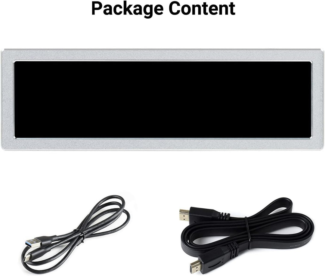 Waveshare 8.8inch IPS Side Control Panel, 480×1920 Resolution HDMI Display Monitor, HiFi Speaker, No