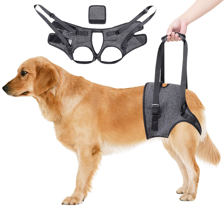 Tragehilfe Hund -Tragbares Hundegeschirr für die Hinterbeine,Verstellbares Hunde Aufzugsgeschirr, Hu