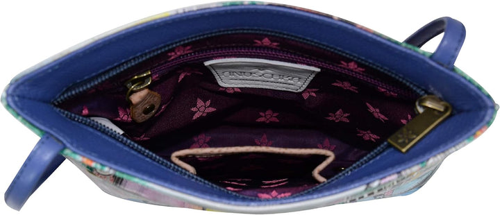 Anuschka Damen Cross Body aus Leder, handbemalt Einheitsgrösse Venezianische Geschichte, Einheitsgrö