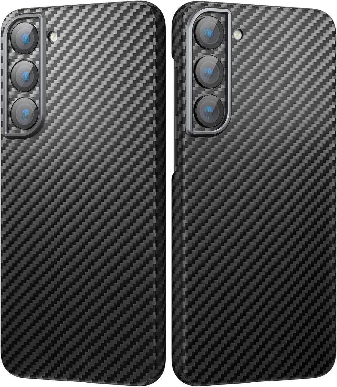 memumi Carbon Hülle für Galaxy S23, 0.5 mm Superdünne, Hülle aus echter Aramidfaser [100% Aramidfase