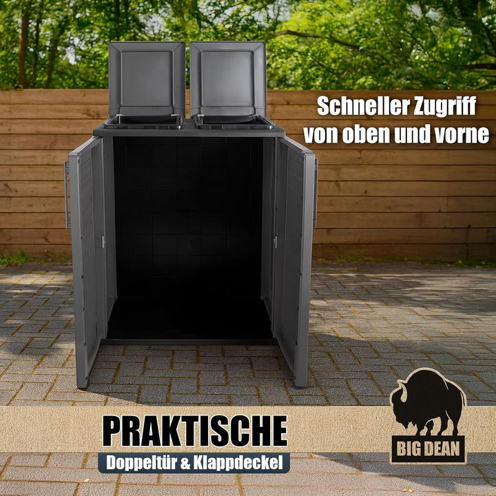 BigDean Mülltrennsystem Schrank Recycling System auch für Gelben Sack Made in Italy
