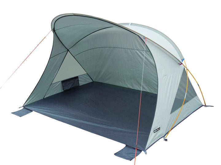 High Peak Strandmuschel Cadiz 80, UV 80 Sonnenschutz nach 801 Standard, Strandzelt, Windschutz mit 4