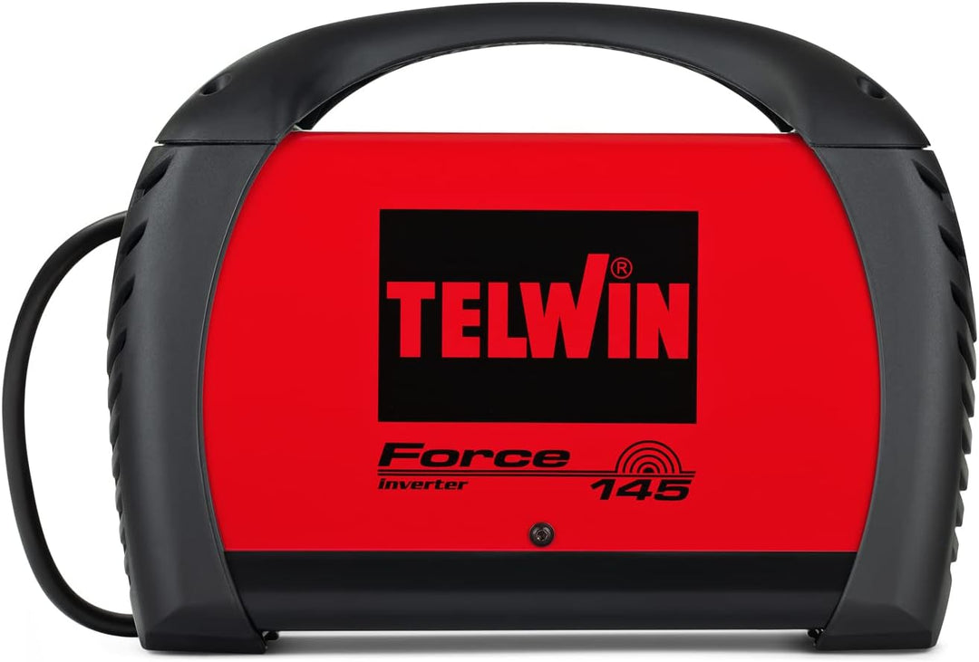 Telwin 815856 Force 145 Inverterschweissgerät für das Elektrodenschweissen Komplett mit Schweisszube