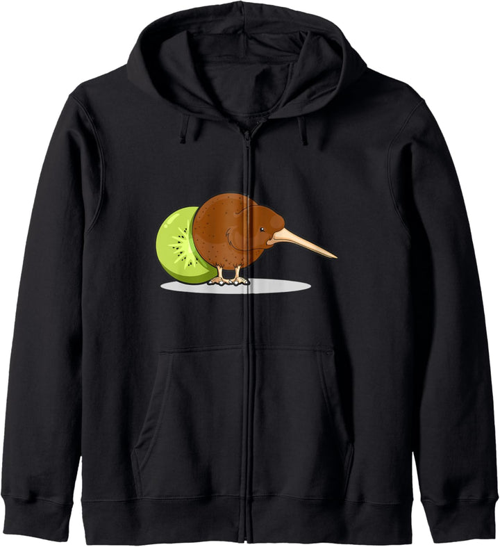 Lustiges Kiwi Vogel Tier Neuseeland Kapuzenjacke
