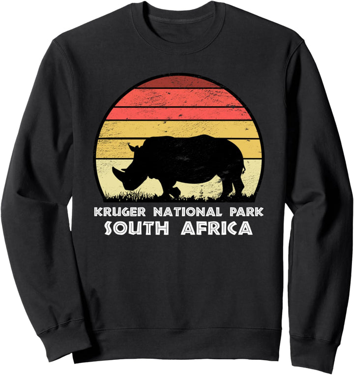Vintage Retro Kruger National Park, Südafrika Afrika Safari Sweatshirt