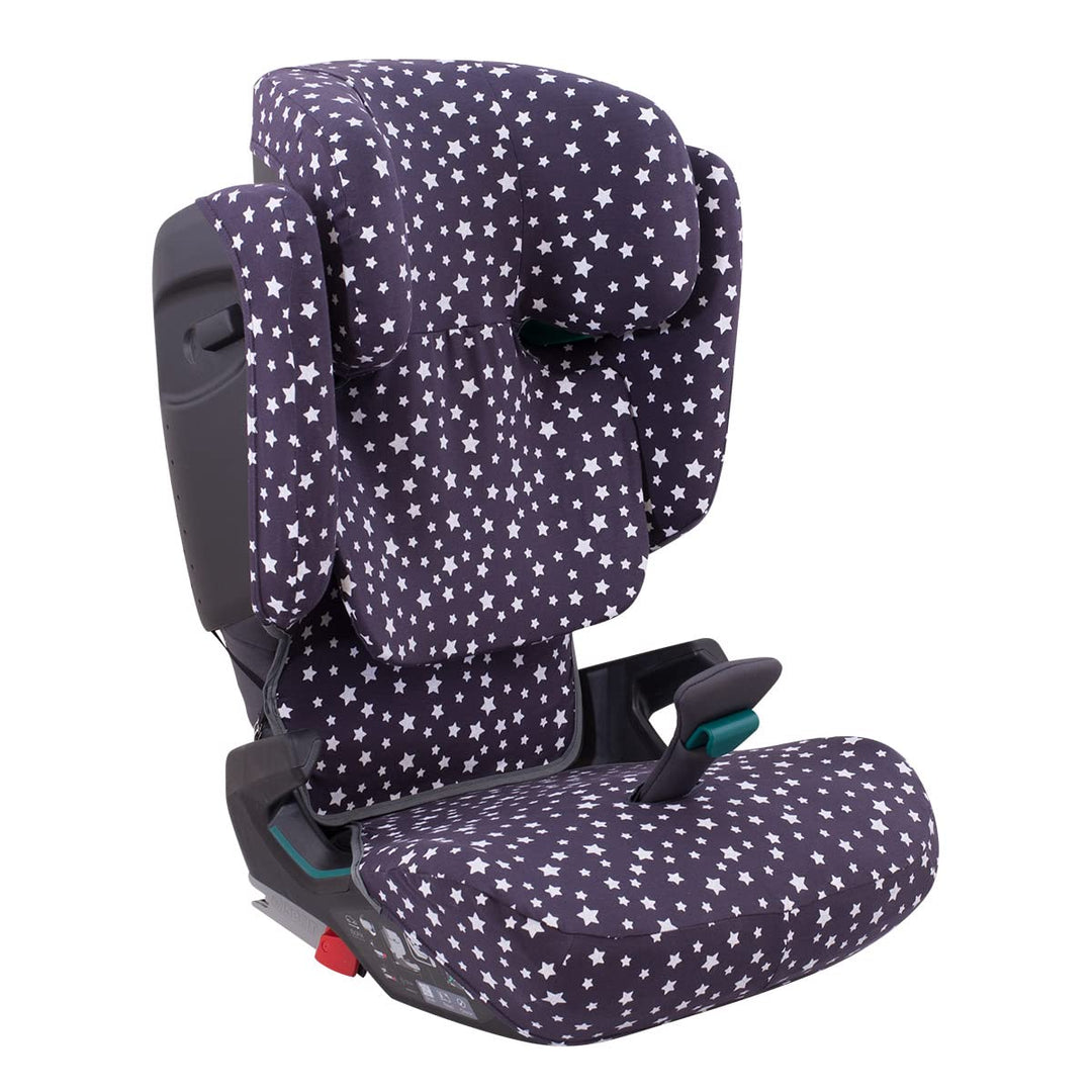 JYOKO Kids Bezug kompatibel mit Britax Romer Kidfix, aus Baumwolle (Romer Kidfix I-Size, Winter Sky)