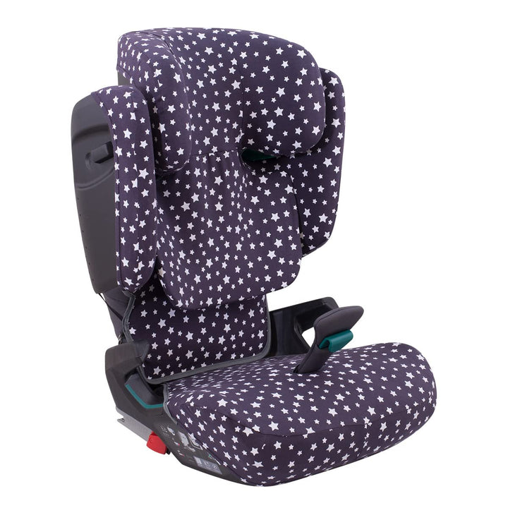 JYOKO Kids Bezug kompatibel mit Britax Romer Kidfix, aus Baumwolle (Romer Kidfix I-Size, Winter Sky)