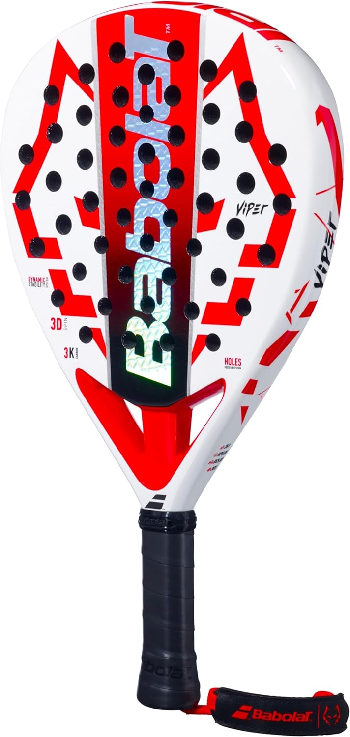 Babolat Technical Viper Juan Lebron Padelschläger (Weiss/Rot)