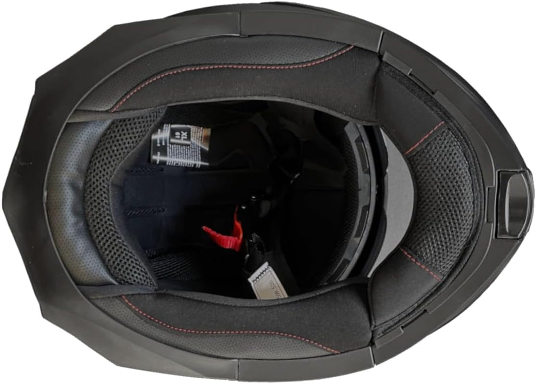 RALLOX Klapphelm Motorradhelm 160 matt schwarz Grösse L Sturzhelm Helm Rollerhelm, L