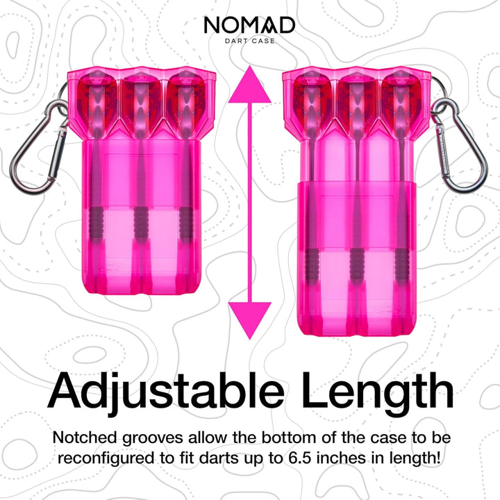 Casemaster Nomad Verstellbare Darttasche Rosa, Rosa