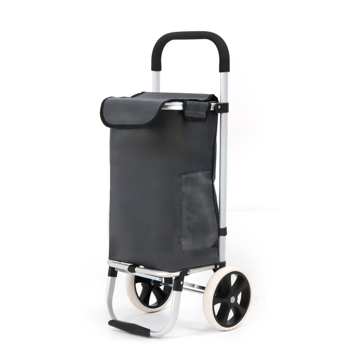 50Liter Aluminium Trolley Einkaufstrolley Klappbar, Shopping Trolley, Wasserabweisender Einkaufswage