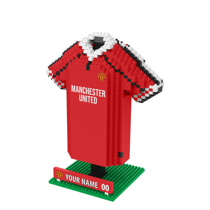 FOCO Offizielles Lizenzprodukt Personalisiertes Fussball-3D-BRXLZ-Schreibtisch-Trikot (Manchester Un