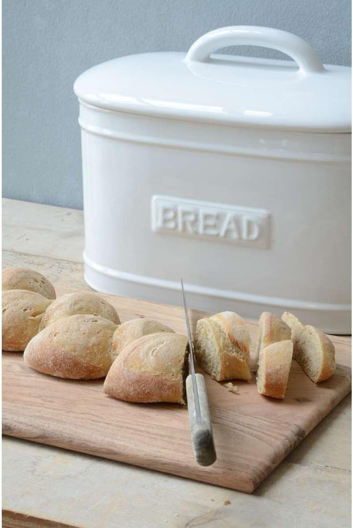 IB Laursen Brotbox oval Weiss