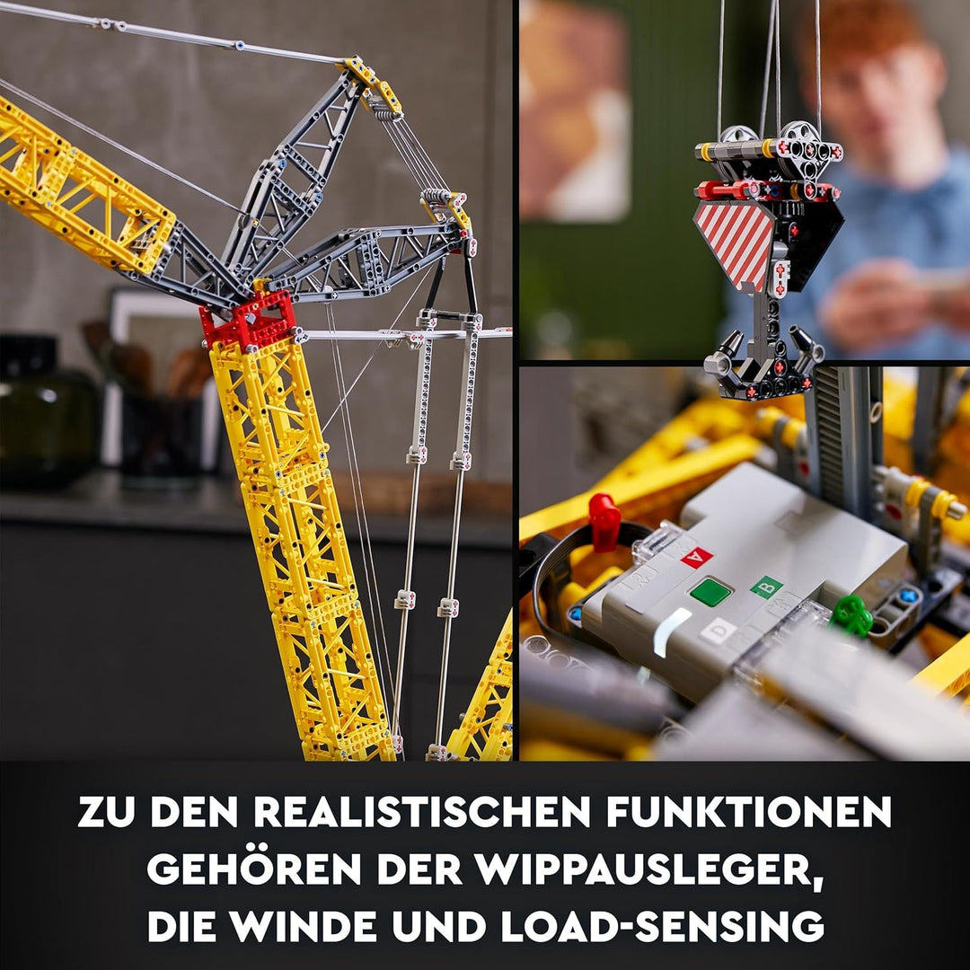 LEGO Technic Liebherr LR 13000 Raupenkran Set, Baue das ultimative ferngesteuerte Baufahrzeug-Modell