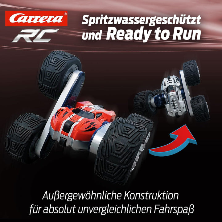Carrera RC 2,4GHz Turnator - 360° Flip Action I Ferngesteuertes Auto für drinnen & draussen I Elektr