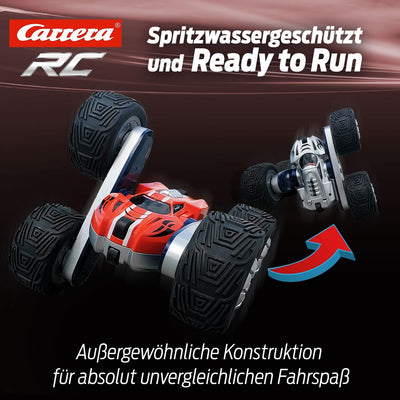 Carrera RC 2,4GHz Turnator - 360° Flip Action I Ferngesteuertes Auto für drinnen & draussen I Elektr