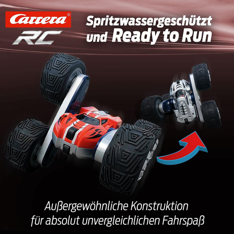 Carrera RC 2,4GHz Turnator - 360° Flip Action I Ferngesteuertes Auto für drinnen & draussen I Elektr