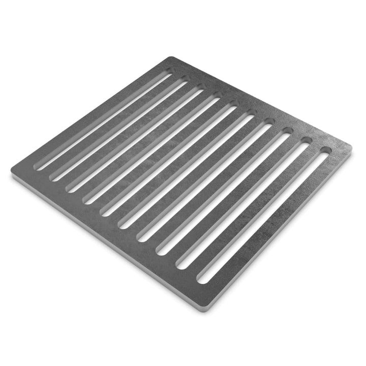 Czaja Ofenrost 22 cm x 22 cm aus massivem Stahl - langlebiger als Gussroste und Bruchsicher - für Öf