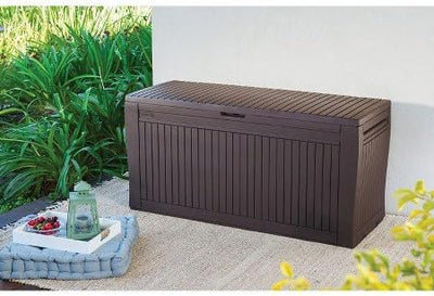 Koll Living Auflagenbox/Kissenbox 270 Liter 100% Wasserdicht mit Belüftung dadurch kein übler Geruch