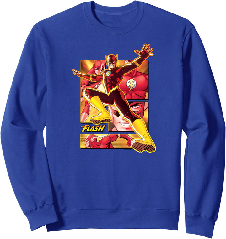 The Flash Comic Panels Sweatshirt