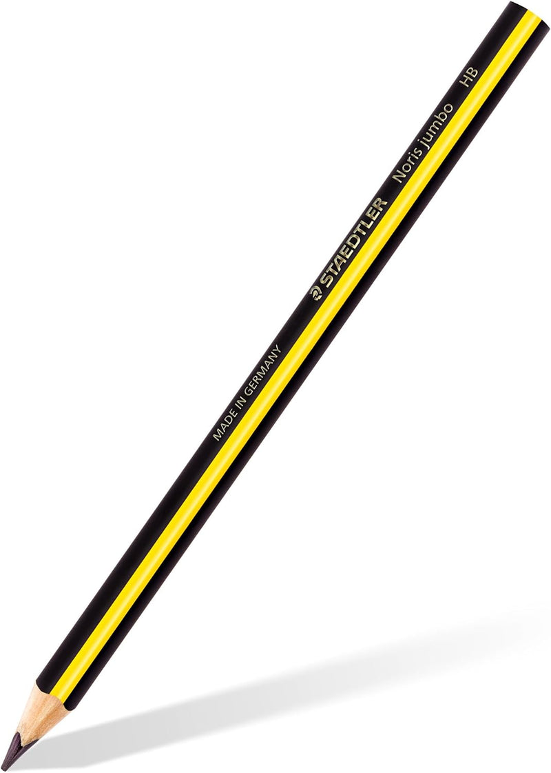 STAEDTLER Schreiblernstift Noris jumbo, dicker Bleistift in Dreikantform, hohe Bruchfestigkeit, Härt