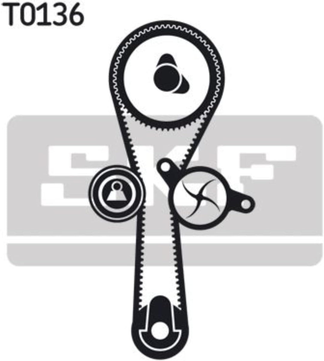 SKF VKMC 06010-2 Spannrollensatz inkl. Wasserpumpe