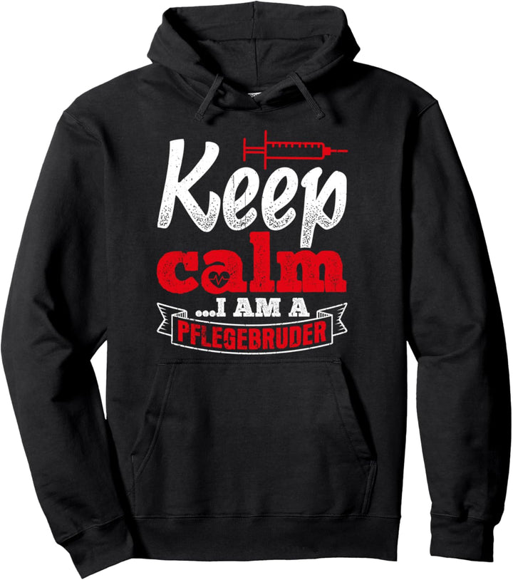 Pflegebruder Pfleger und Krankenpfleger Geschenkidee Pullover Hoodie