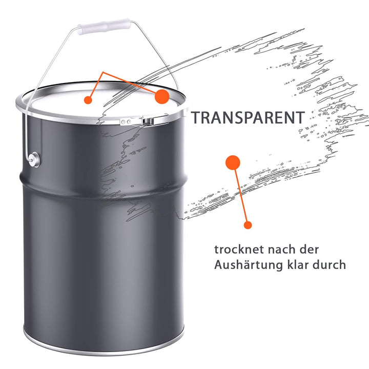 BEKATEQ 1K PU Porenfüller für Steinteppich aussen, UV-fest, 4kg farblos glänzend - kein Vergilben, e