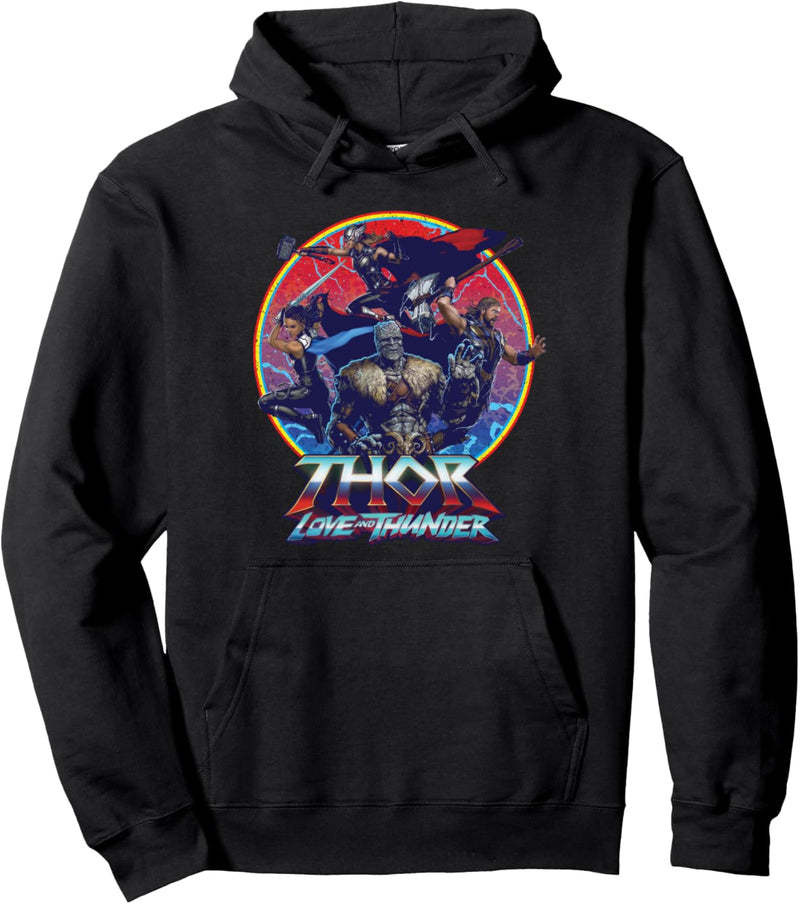 Marvel Thor: Love and Thunder Character Badge Pullover Hoodie