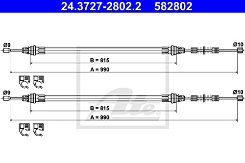 ATE 24.3727-2802.2 Seilzug, Feststellbremse