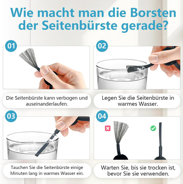 Homruich 23 Stück Zubehör für Xiaomi X20 Max / X20 Pro Staubsauger Ersatzteil, 1 Hauptbürste, 4 Filt