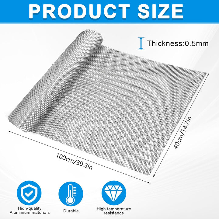 50x40cm Hitzeschutz Hitzeblech Hitzeschutzblech Aluminium Motorsport Isolierung,Aluminiumlegierungsp